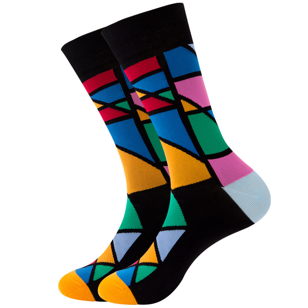 Women's Fashion Socks Geometric | Fruit Street Style Socks