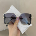 Women's Sunglasses Double Brow - Trendy Fashion UV Glasses