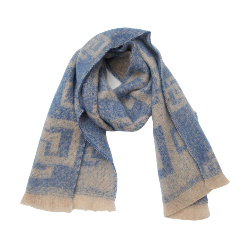 Unisex Scarf Geometric Modern Square Scarf Women Men Fashion