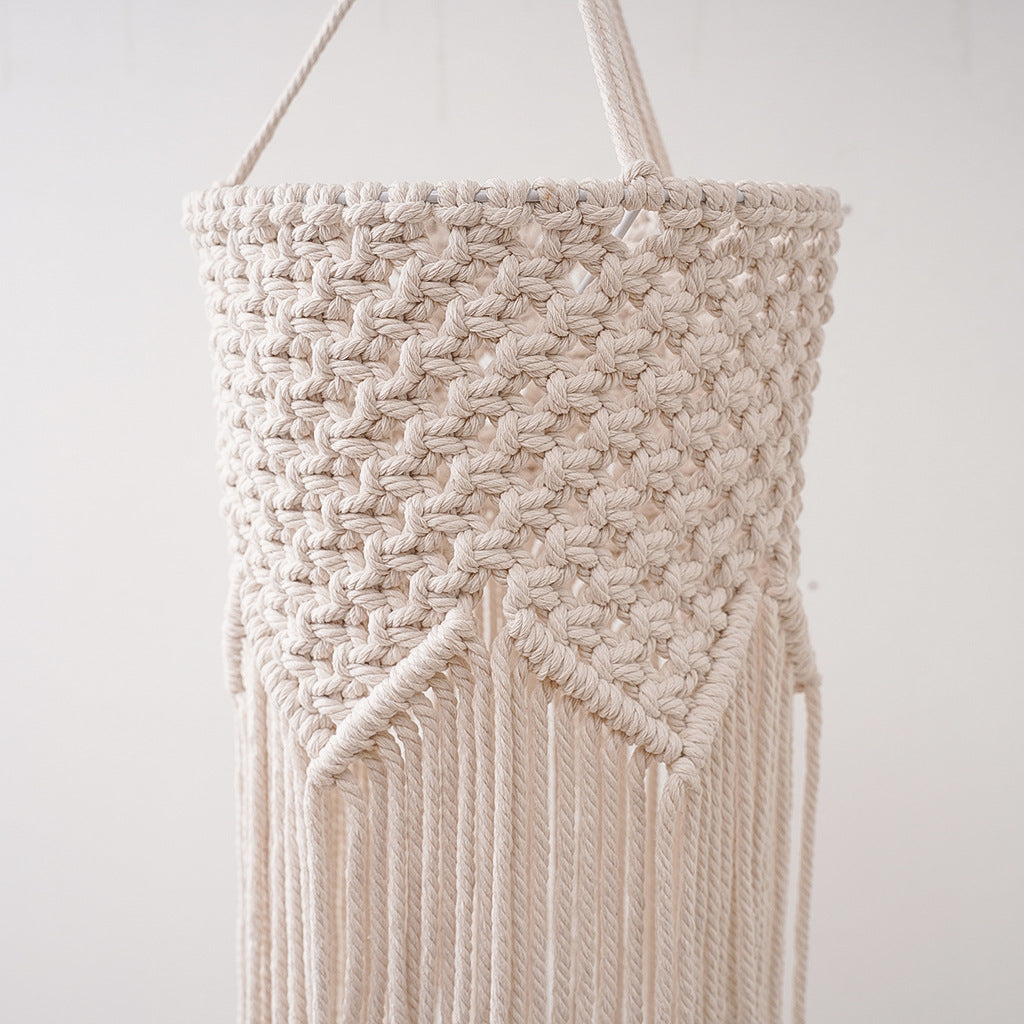 Boho Handgewebte Hängeleuchte Rattan Hochzeit Hotel Deko