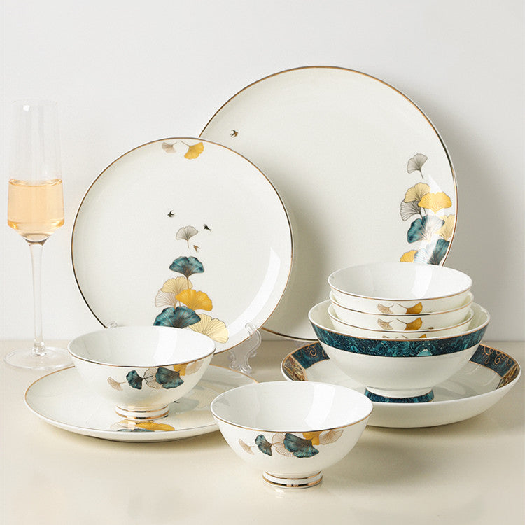 Ceramic Steak Plate Porcelain | Elegant Dinner Plate Kitchen