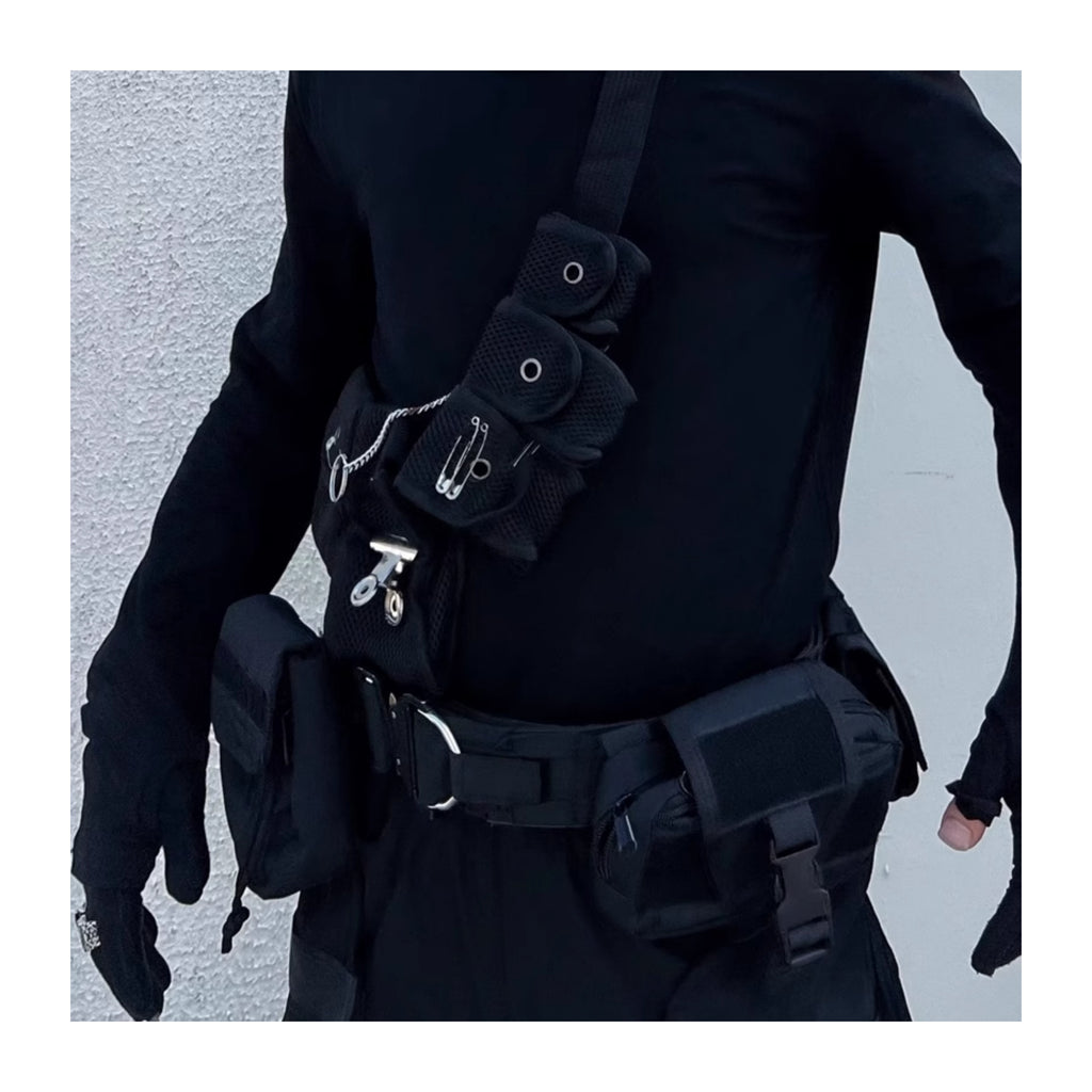 Tactical Belt with Pouch | Multifunctional Utility Belt for Men