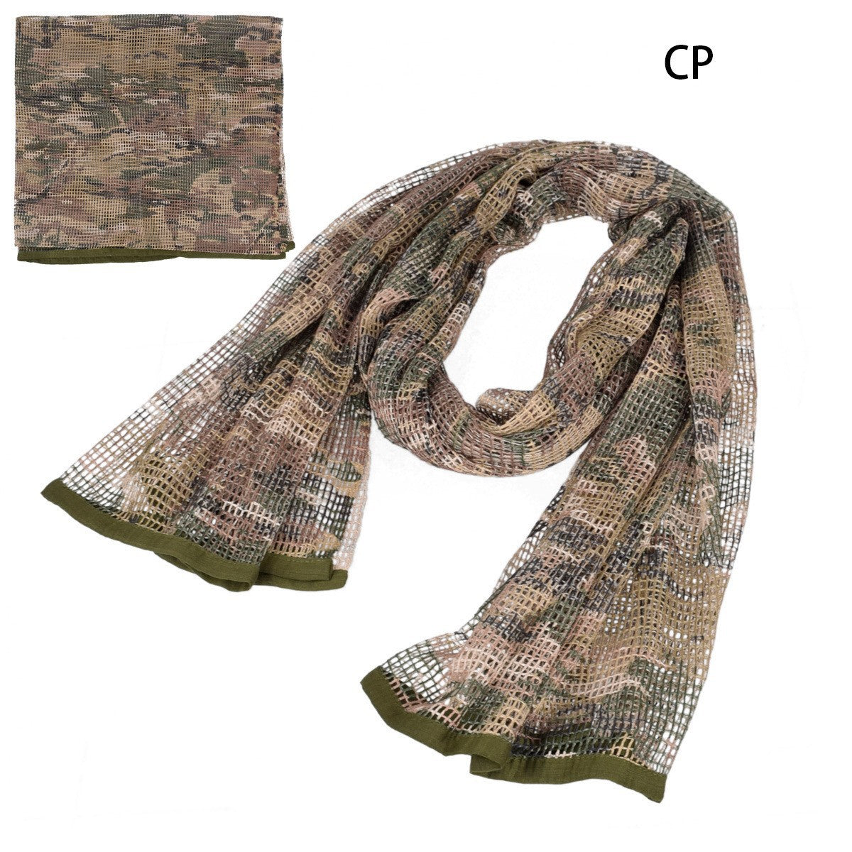 Unisex Outdoor Scarf Camouflage breathable lightweight versatile