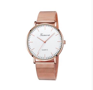 Men's & Women's Geneva Quartz Watch – Stainless Steel Classic Wristwatch
