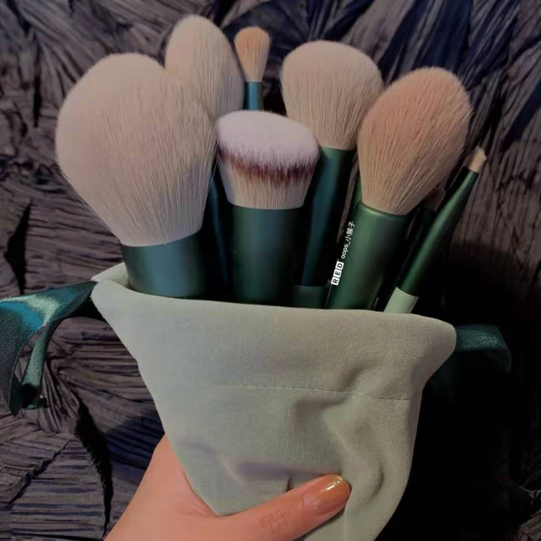 13-teiliges Make-up Pinsel Set | Profi Kosmetikpinsel für Foundation, Blush & Lidschatten
