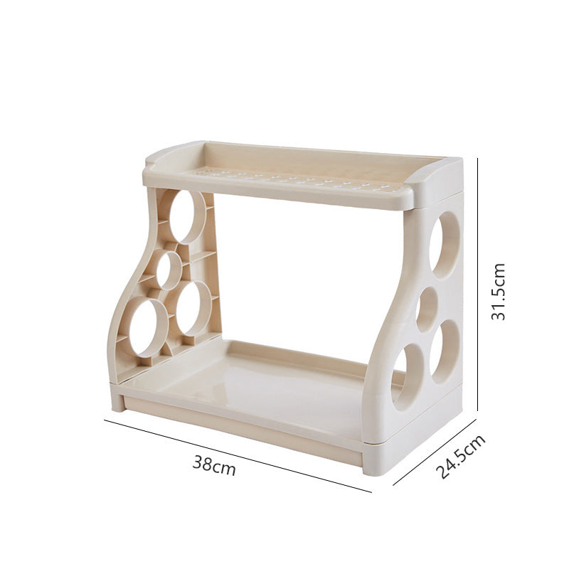 Multi-tier kitchen shelf | Space-saving kitchen organizer