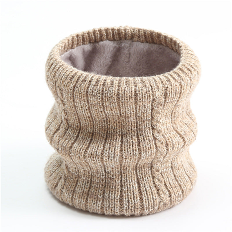 Men's Scarf Striped Fleece Warm Knit Winter Modern