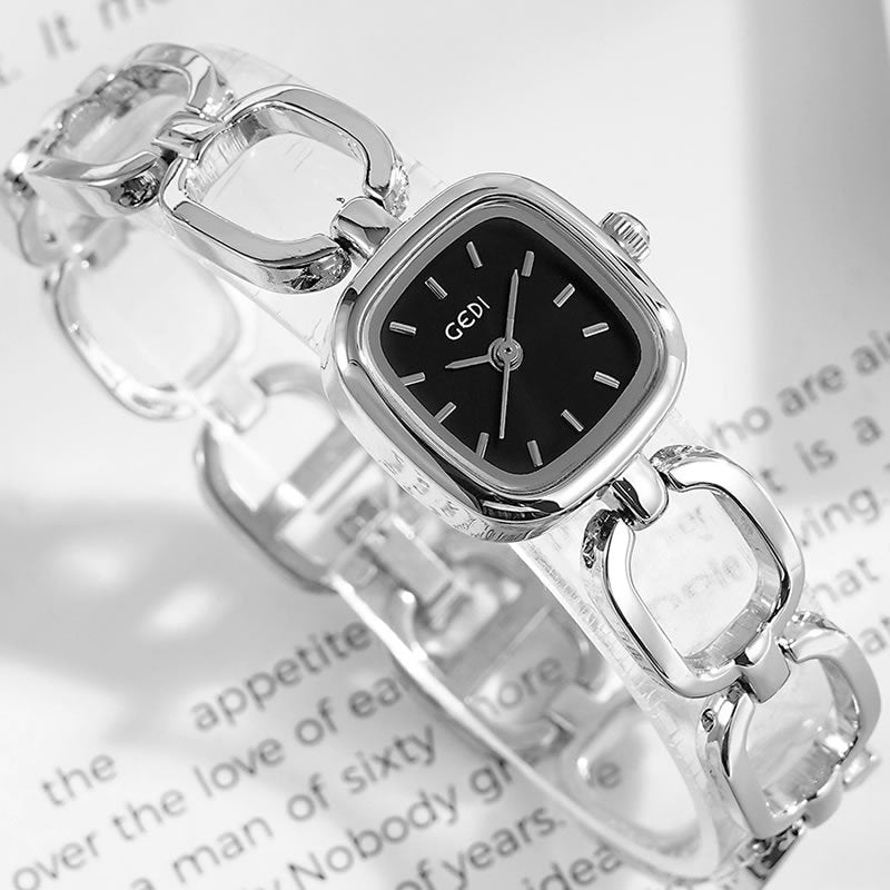 Women's Retro Quartz Watch Square – Elegant Vintage Wristwatch