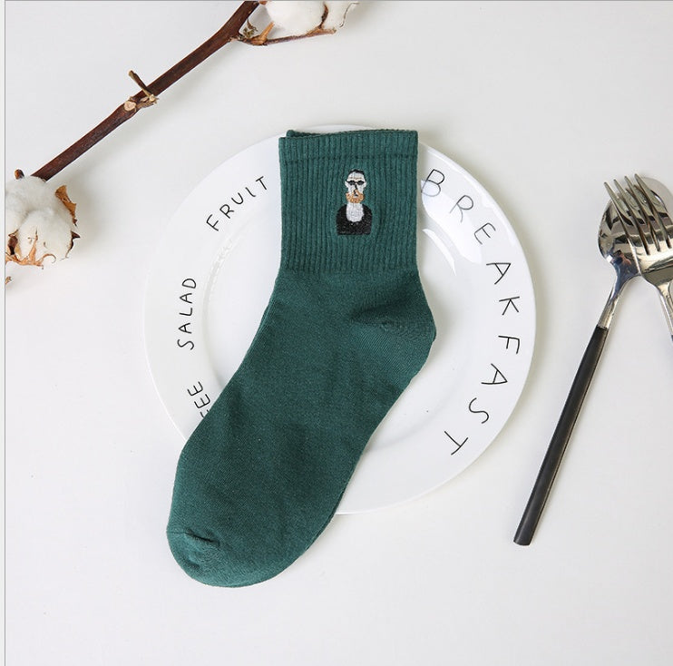 Harajuku Cartoon Socks | Korean Style Cotton Couple Socks