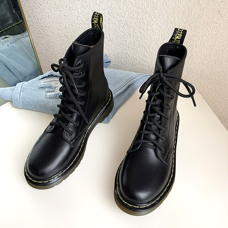 Rosa Damen Stiefeletten | Modische Boots mit Keilabsatz