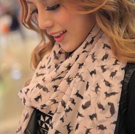 Eleganter Katzen Schal Damen | Classy Chandalay Winter Schal
