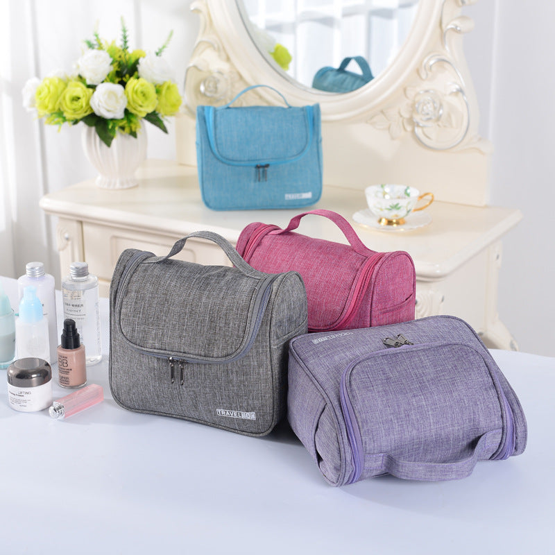 Cosmetic Bag Foldable Travel Toiletry Bag Organizer Women's Large