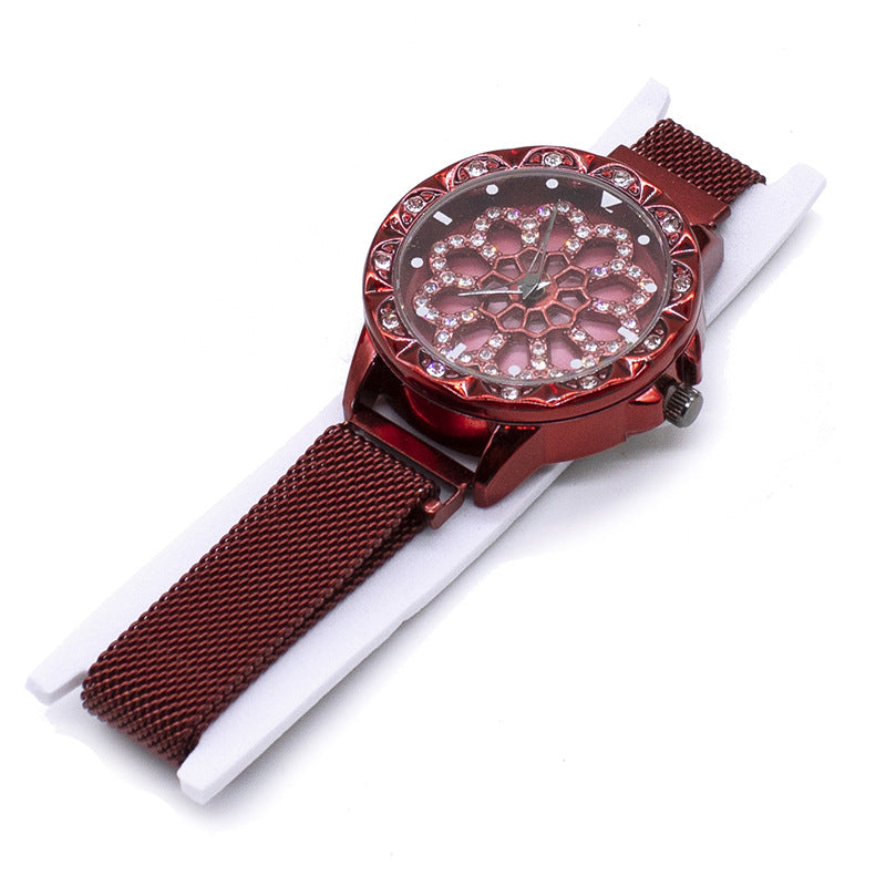 Women's Rotating Dial Watch | Elegant Quartz Fashion Watch