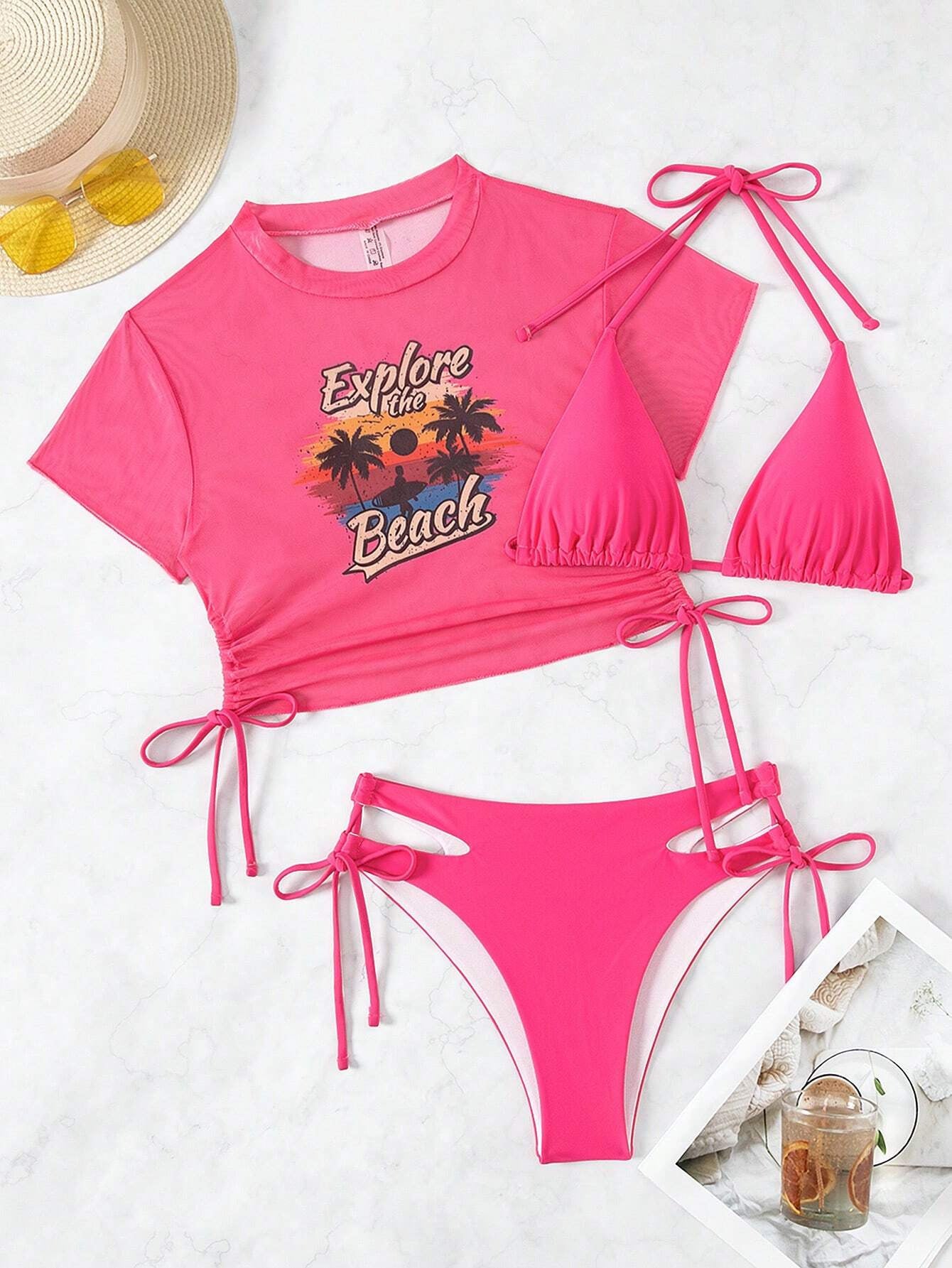 Damen 3-teiliger Bikini | Elegante Sexy Swimwear