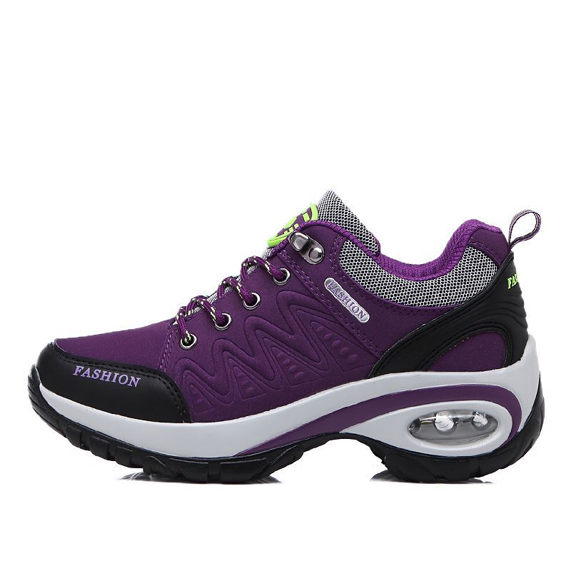 Damen Plateau Sneaker mit Luftkissen – Herbst Winter Komfortschuhe