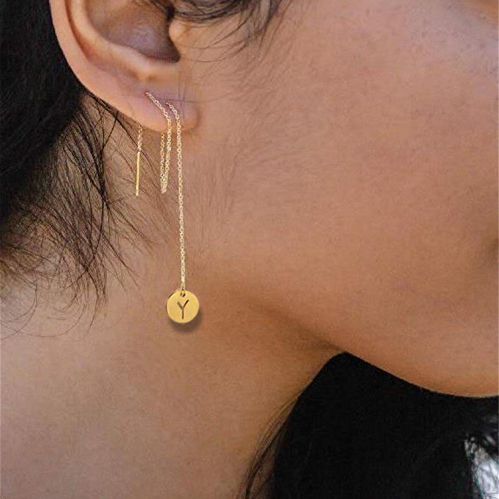 Lange Edelstahl-Ohrringe – Elegante Minimalistische Ohrhänger für Damen