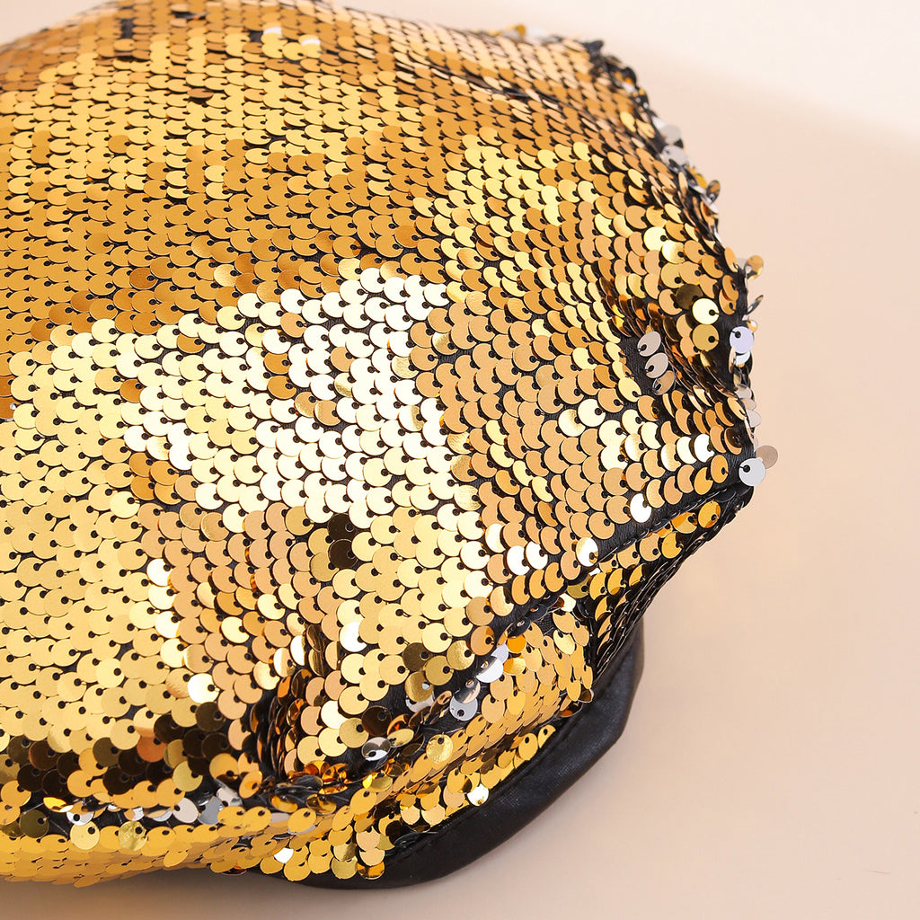 Luxury Women's Sequin Beret - Elegant Beret Trend
