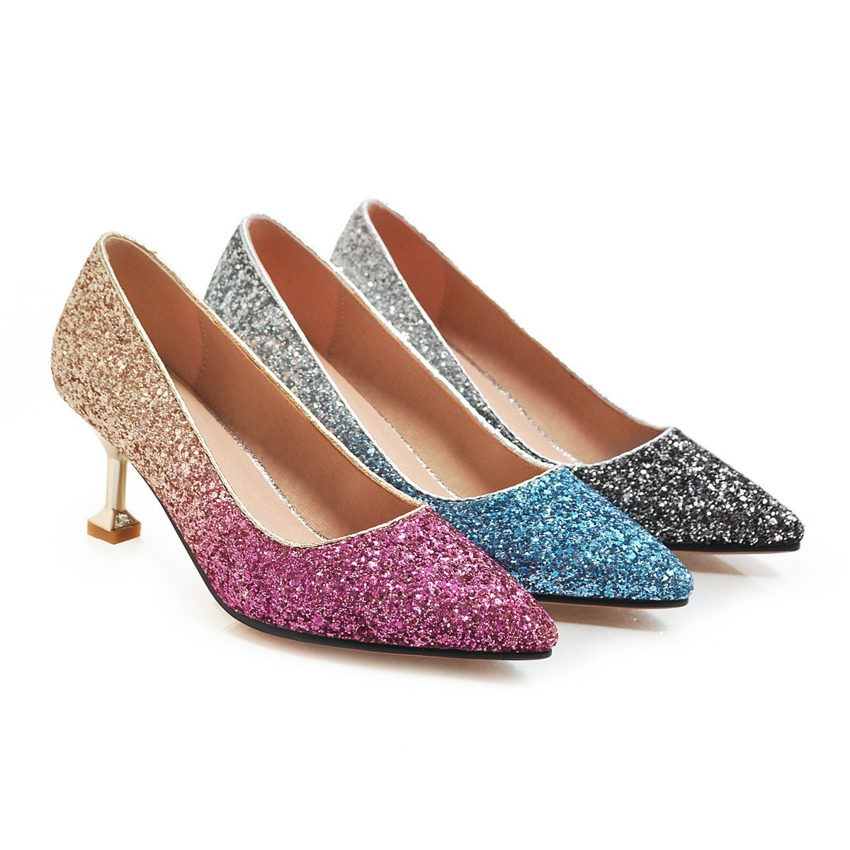 Women's Red Rhinestone Bridal Shoes | Elegant Stiletto Wedding Shoes
