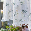 Bistro Curtain Tassels | Short Kitchen Curtain Cafe Style