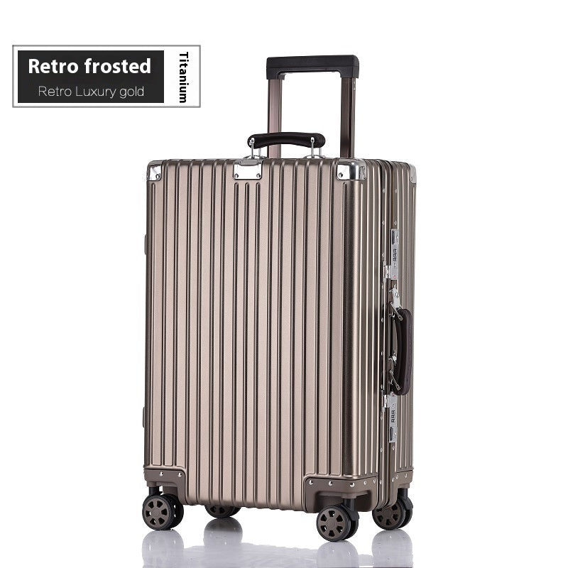 Aluminum Magnesium Suitcase with Combination Lock – Premium Trolley