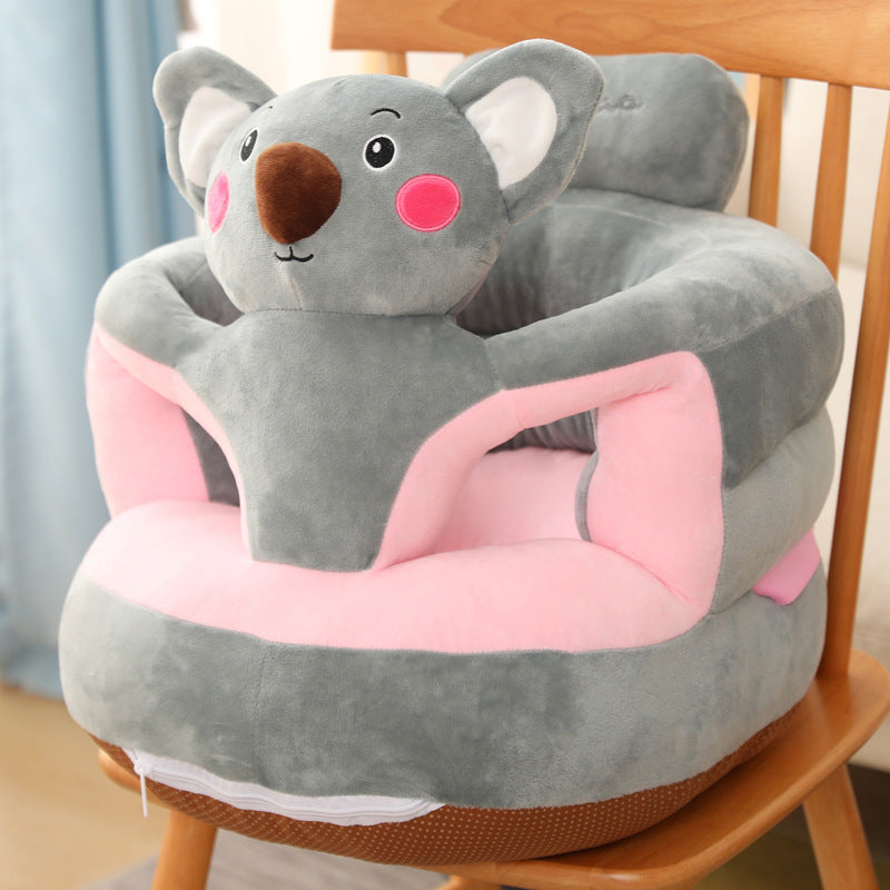 Baby Sofa Seat Support | Anti-Tip Plush Learning Cushion