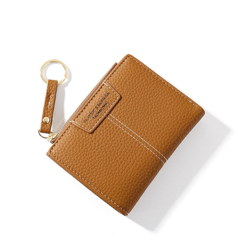 Women's Small Wallet | Card Slots & Trendy Keychain