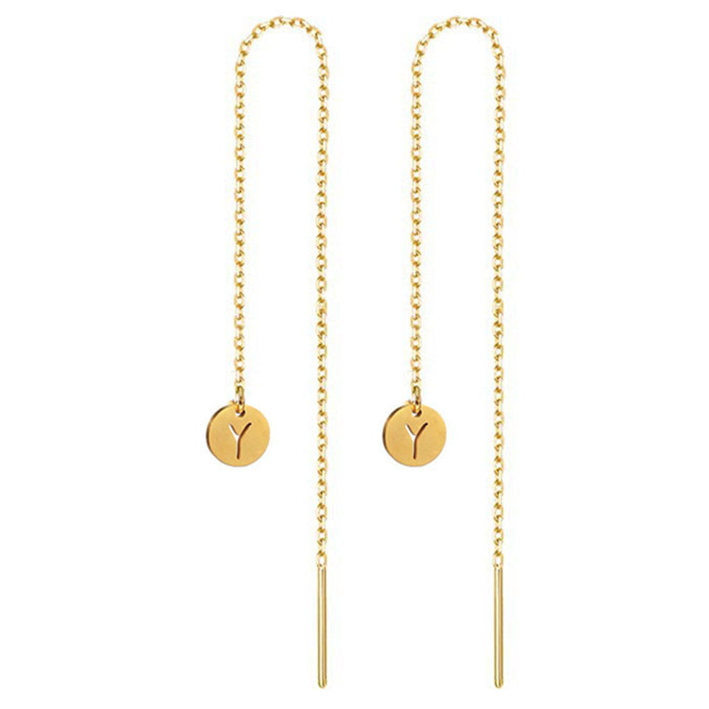Lange Edelstahl-Ohrringe – Elegante Minimalistische Ohrhänger für Damen