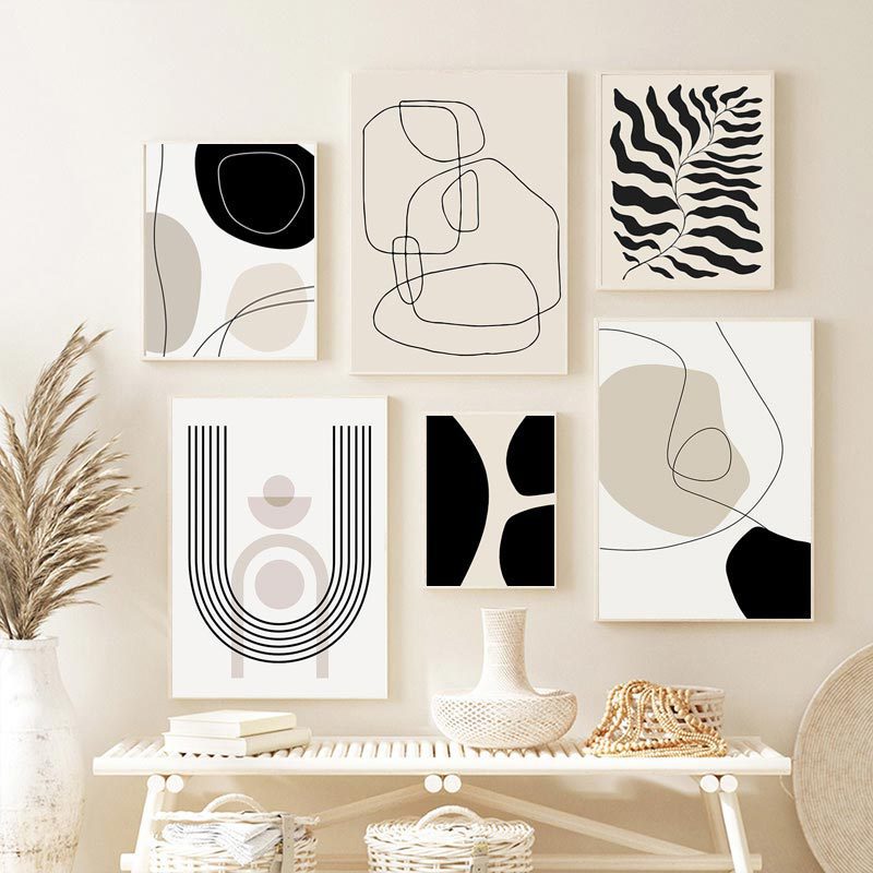 Boho abstract art poster | Buy modern wall art for living room