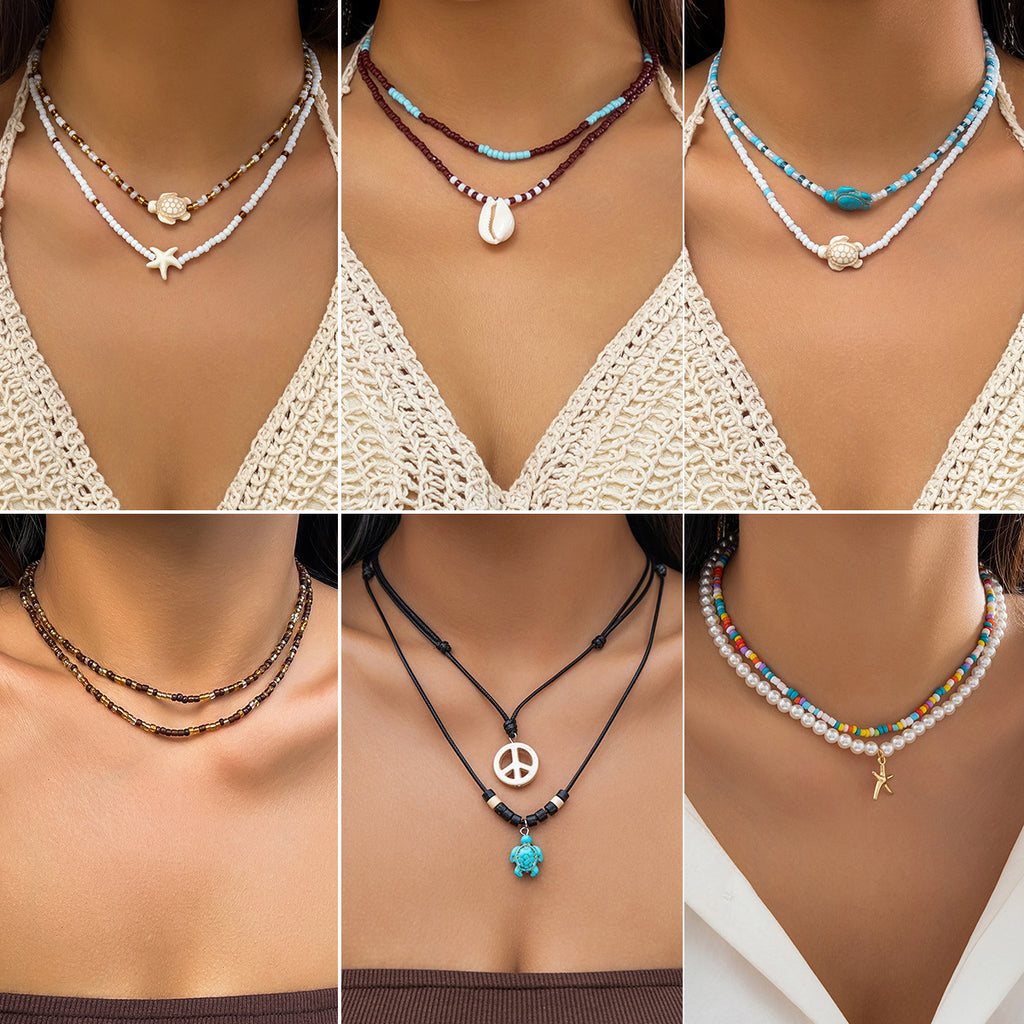 Starfish Shell Necklace for Women – Summer, Elegant & Natural