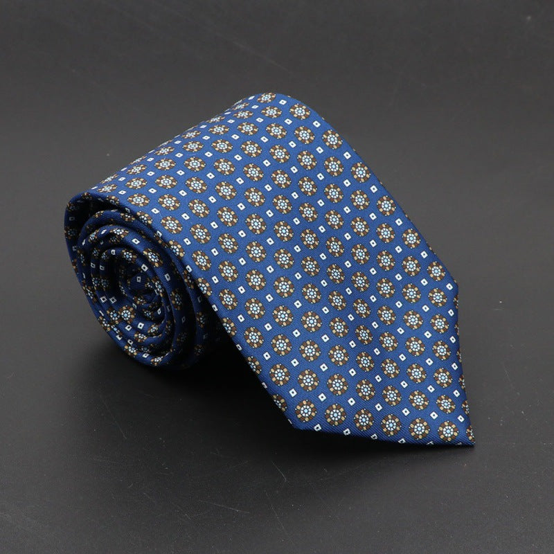 Men's Silk Tie Bohemian 7.5 cm Soft Elegant Modern