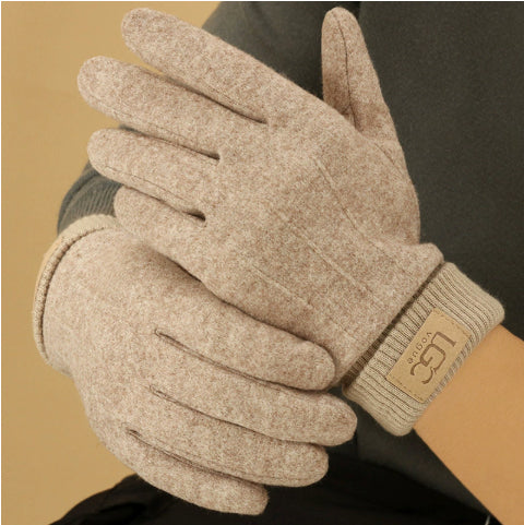 Men's Thermal Gloves soft warm Winter elegant Comfort