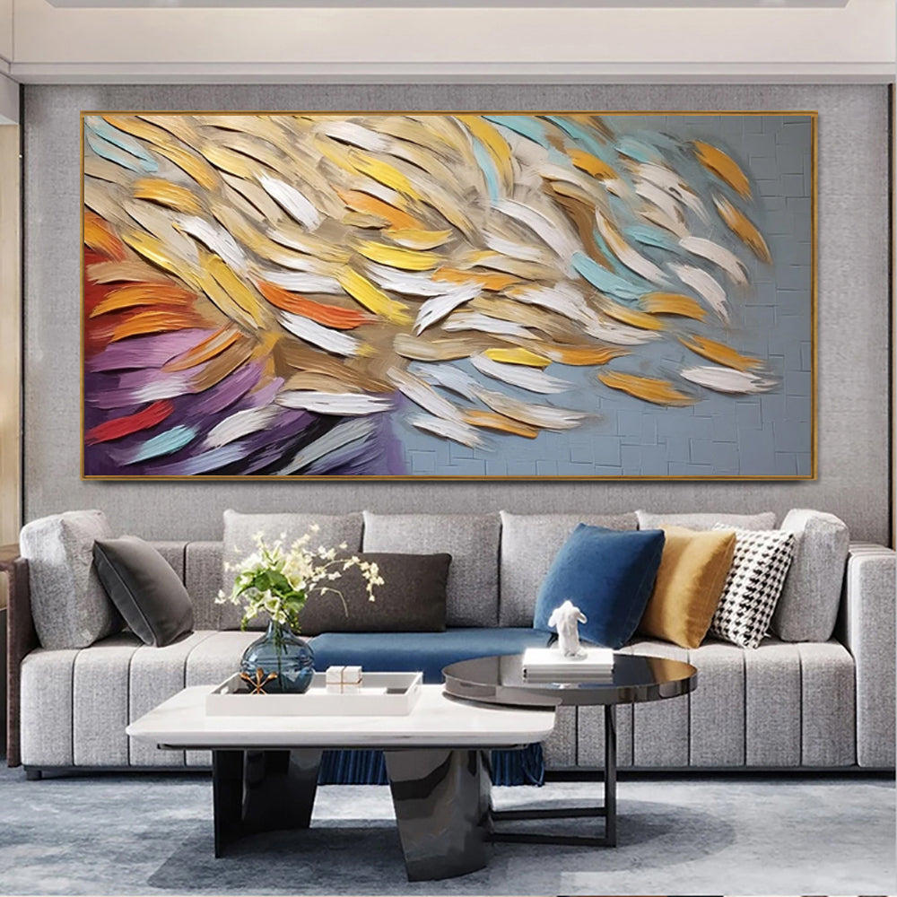 Abstraktes Ölbild handgemalt | Leinwand Wandkunst modern kaufen