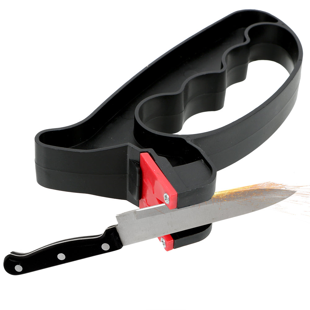 2-in-1 Knife Sharpener | Scissor Sharpener for Perfect Blades