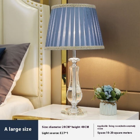 Crystal Table Lamp Dimmable with Remote Control Luxury LED