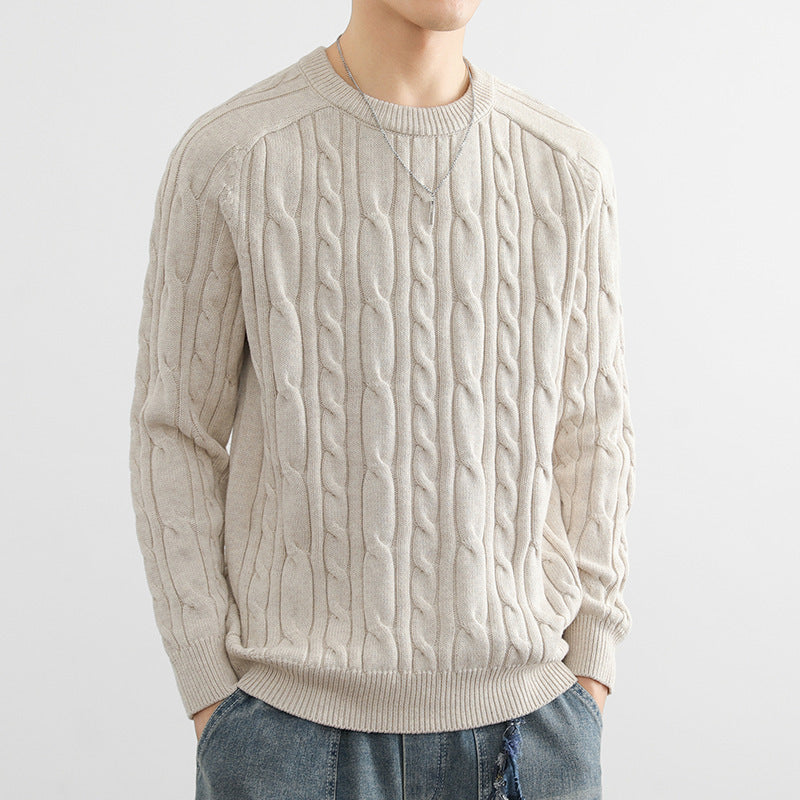 Herren Slim Fit Strickpullover – Eleganter Casual Knit Sweater