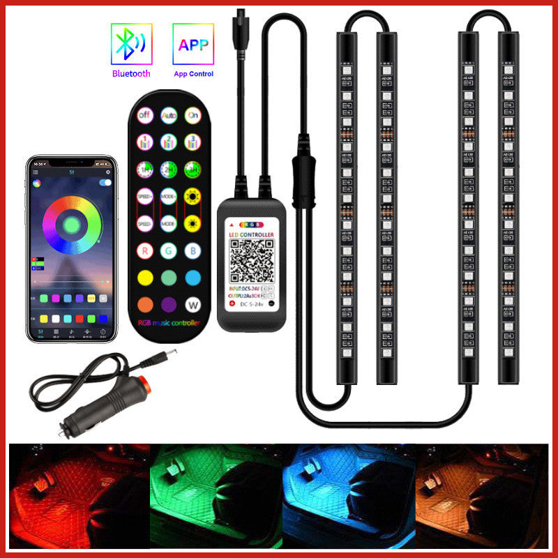 Car LED Interior Light RGB | App Music Control Ambient