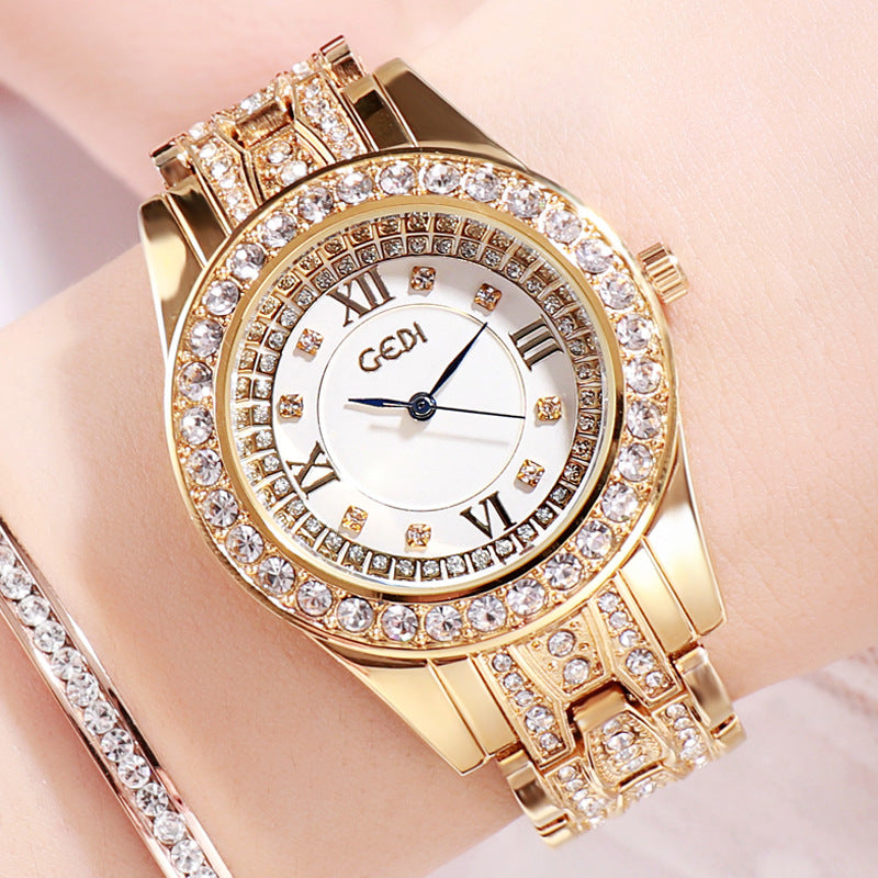 Women's Luxury Rhinestone Watch | Elegant All-Round Fashion Watch