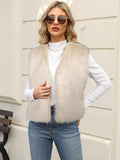 Unisex Faux Fur Vest Sustainable | Elegant Winter Fashion