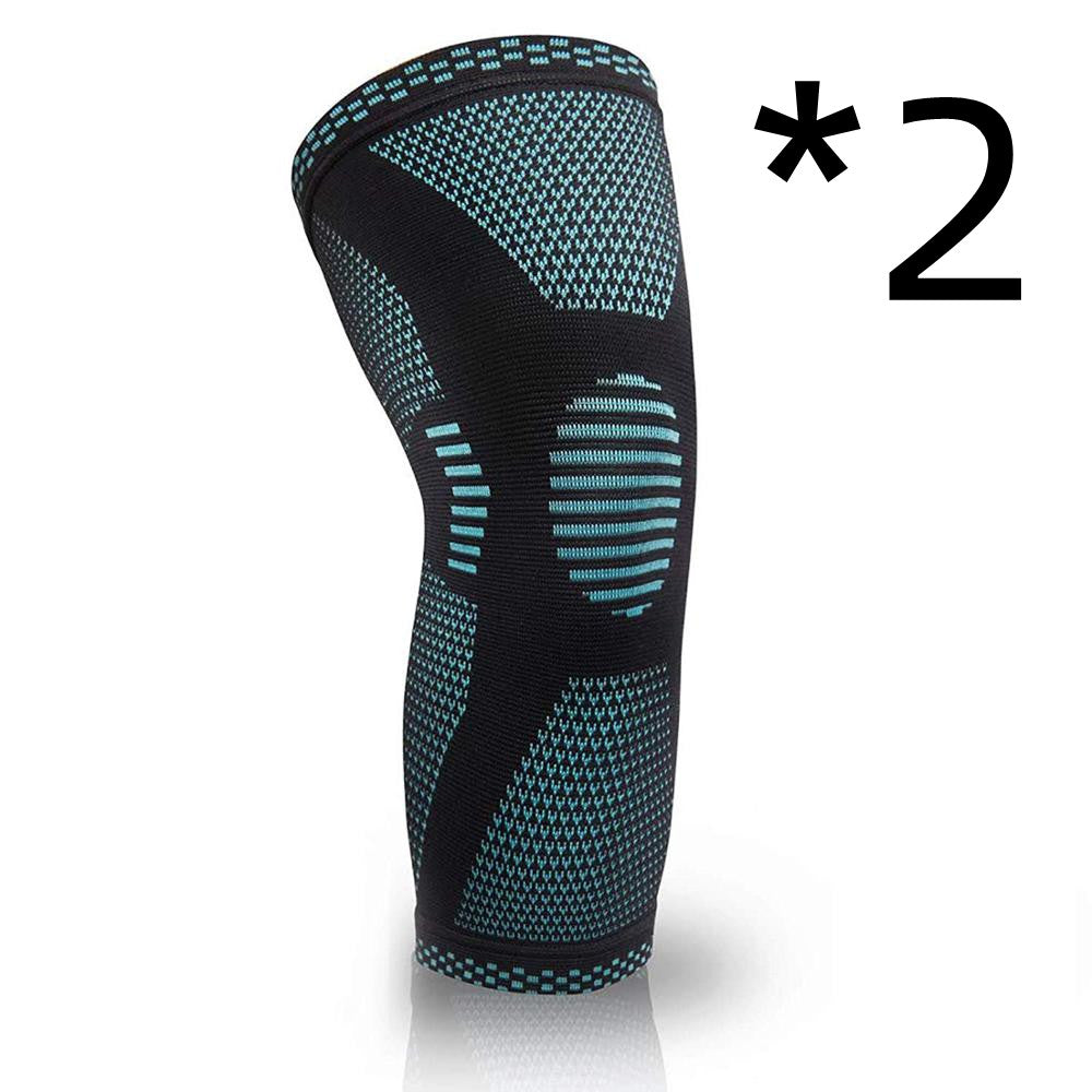 Knitted Sports Knee Pads | Elastic Knee Braces Breathable & Non-Slip