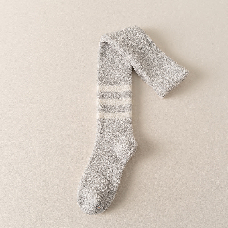Men's Over-the-Knee Thermal Socks | Coral Fleece extra warm