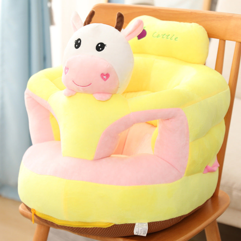 Baby Sofa Seat Support | Anti-Tip Plush Learning Cushion