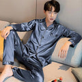 Men's Silk Pajamas Plus Sizes | Luxury Sleepwear Set