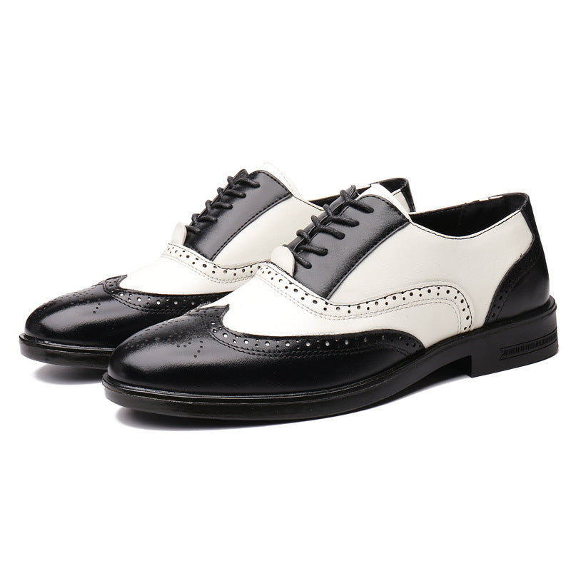 Herren Leder Business Schuhe geprägt | Elegant Freizeit Stil