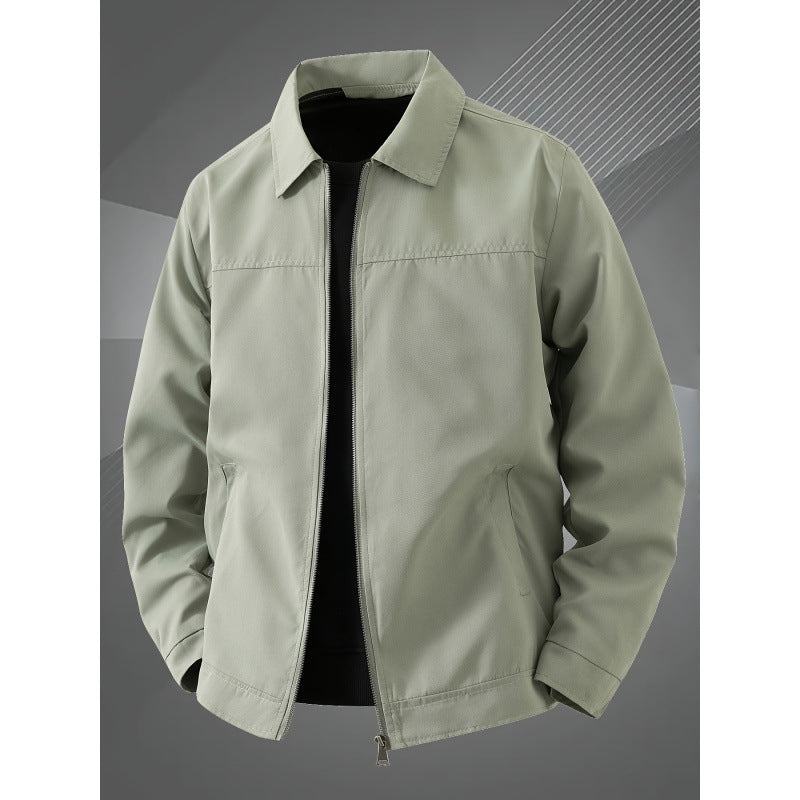 Men's Slim Fit Jacket Plain – Elegant Casual Jacket