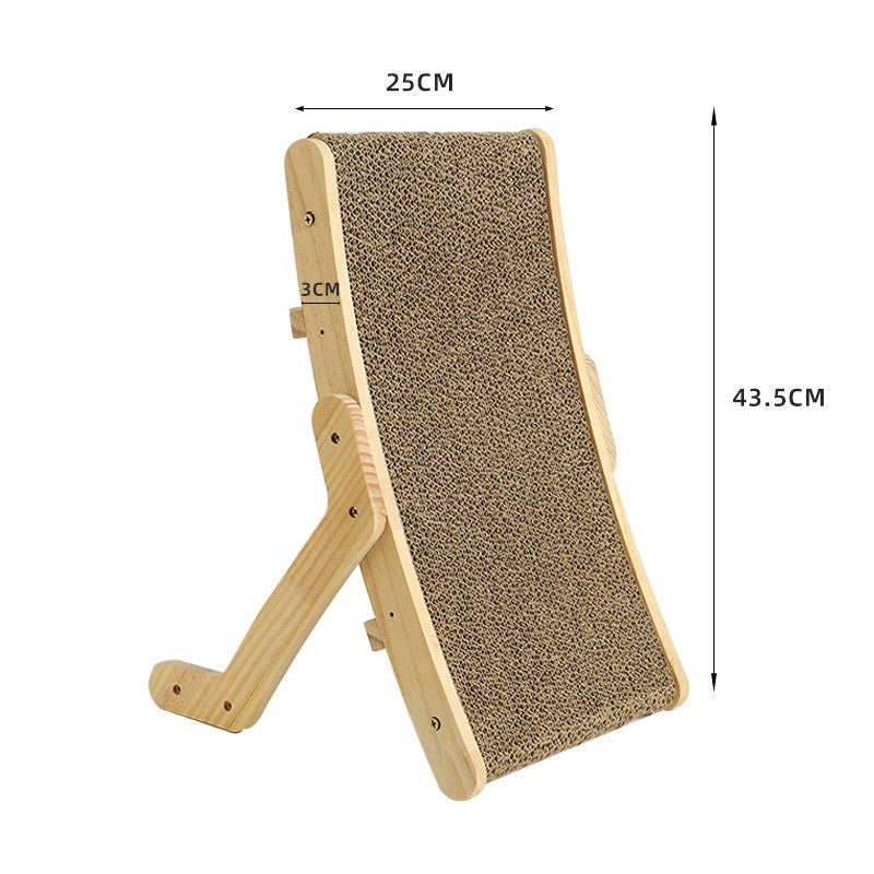 Cat Scratcher Bed Corrugated Cardboard | Durable Scratch Furniture with Replaceable Core