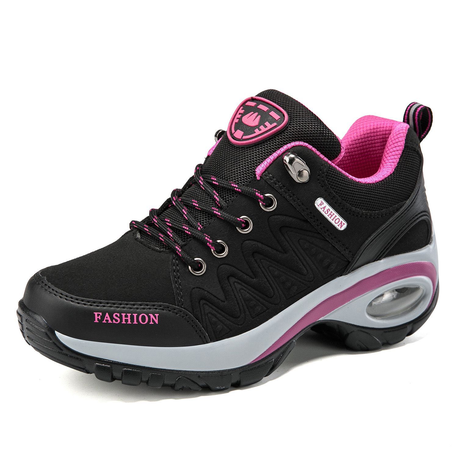 Damen Plateau Sneaker mit Luftkissen – Herbst Winter Komfortschuhe