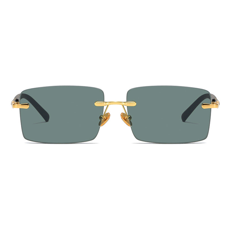 Randlose Kristall Sonnenbrille Unisex – Elegante Fashion Brille