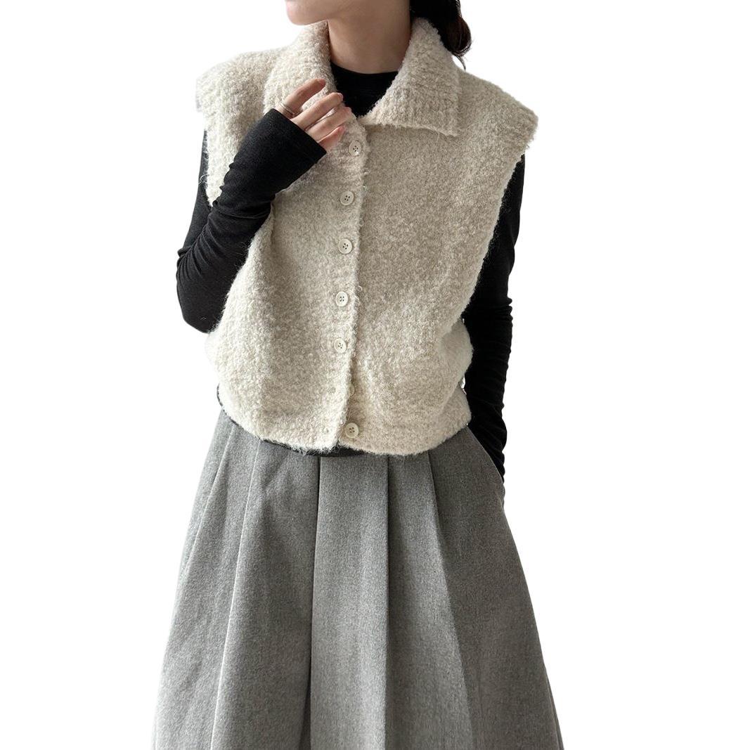 Damen Weste mit Stehkragen – Locker, Layered Look & Modern