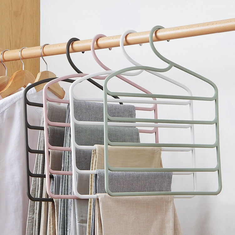 Multi-Layer Hanger for Household Wardrobe Trousers