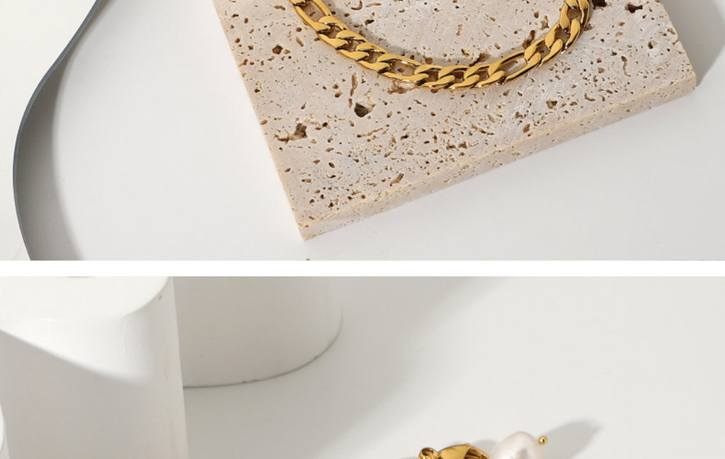 18K Gold Plated Stainless Steel Anklet – Elegant Women's Anklet with a Luxurious Design